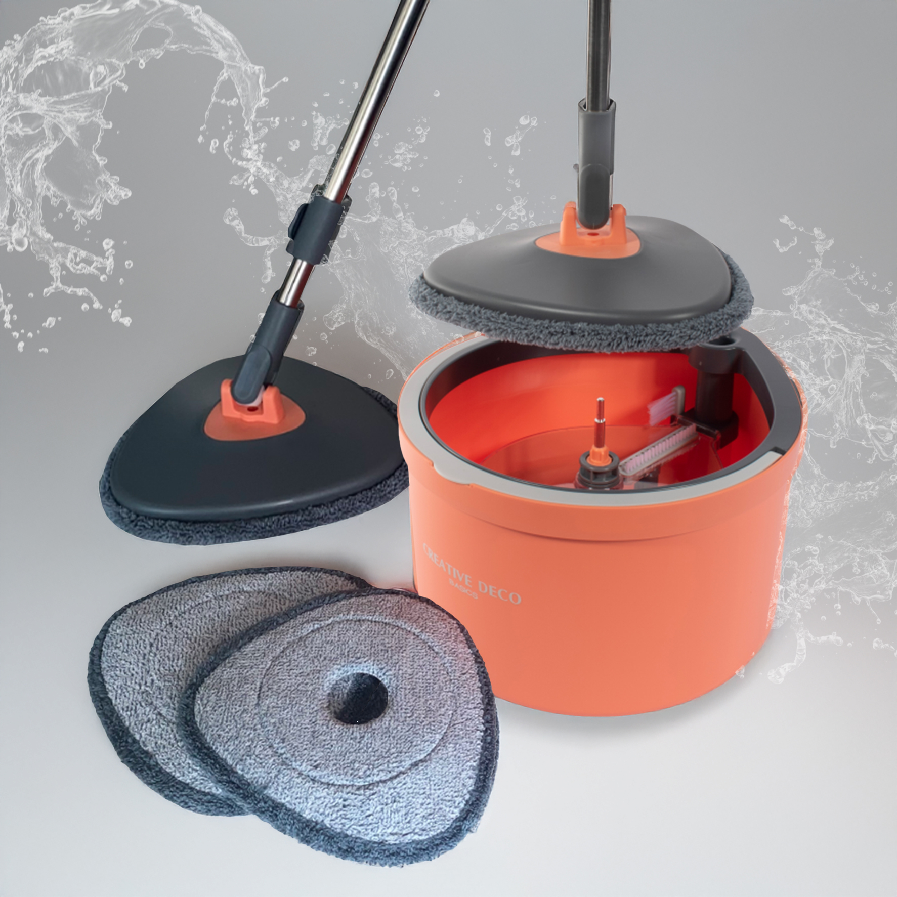 38% off on Spin Mop & Bucket with Pads | OneDayOnly