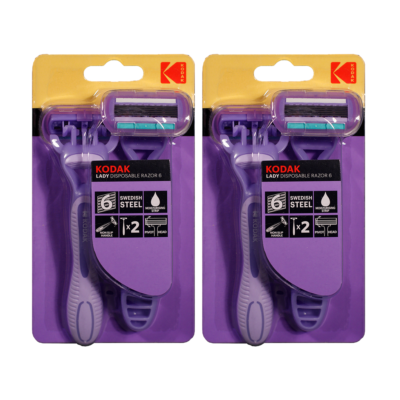 41% off on 2x 2's Ladies Disposable Razor 6 | OneDayOnly