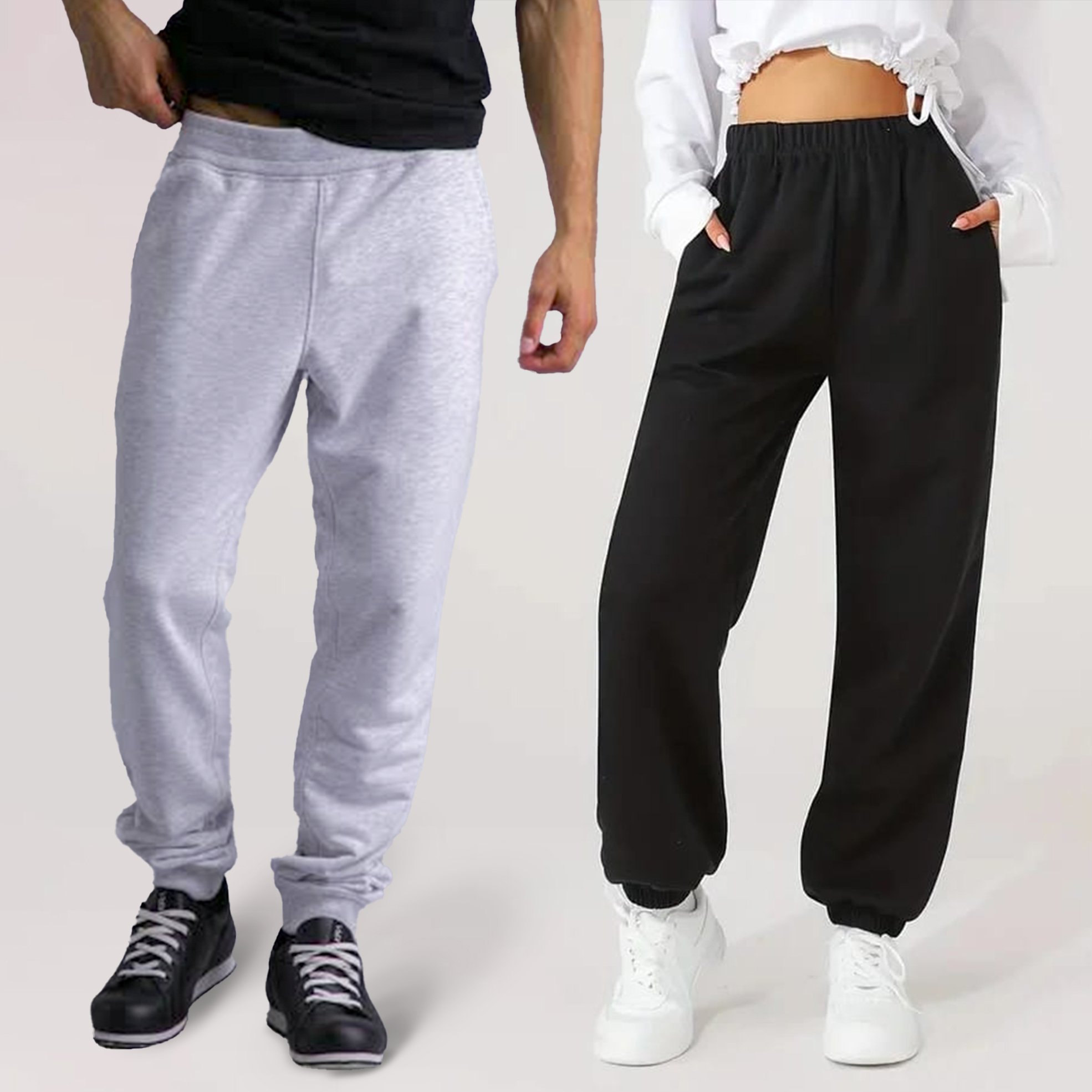 2x Men's or Ladies Comfortable Joggers