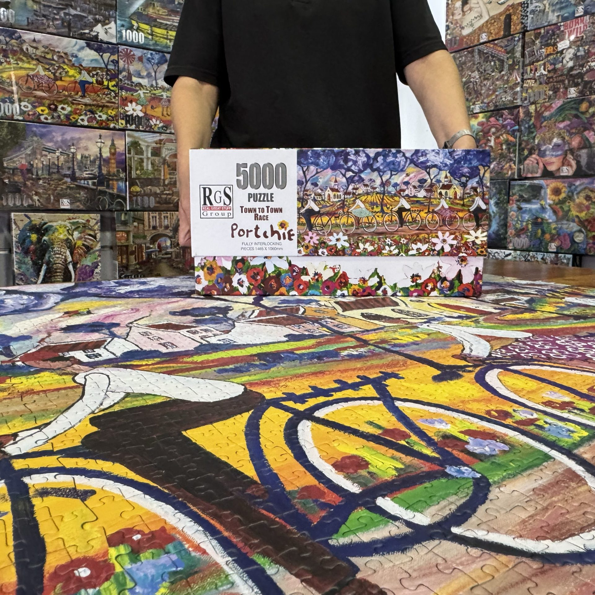 40% off on RGS 5000-Piece Town to Town Puzzle | OneDayOnly