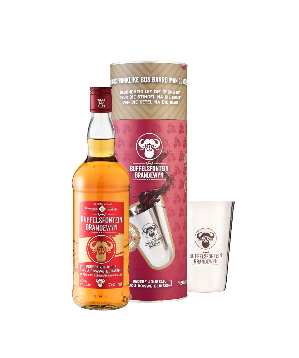 Buffelsfontein 750ml Brandy Gift Pack | OneDayOnly