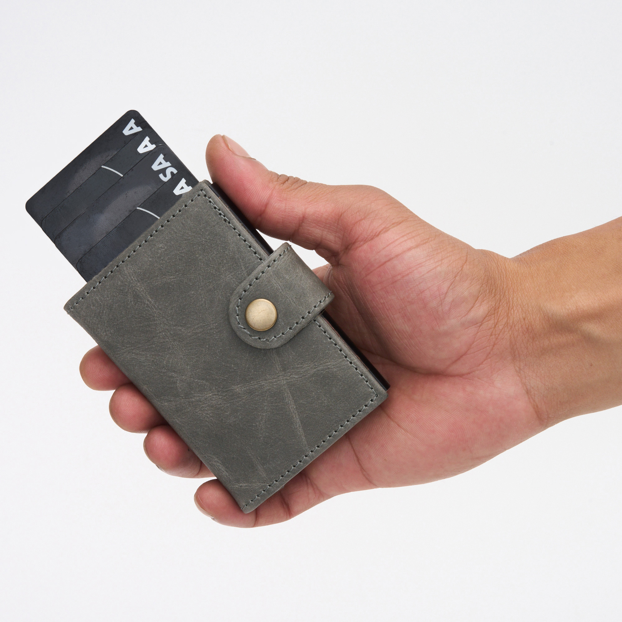 Genuine Leather RFID Multiple Card Holder