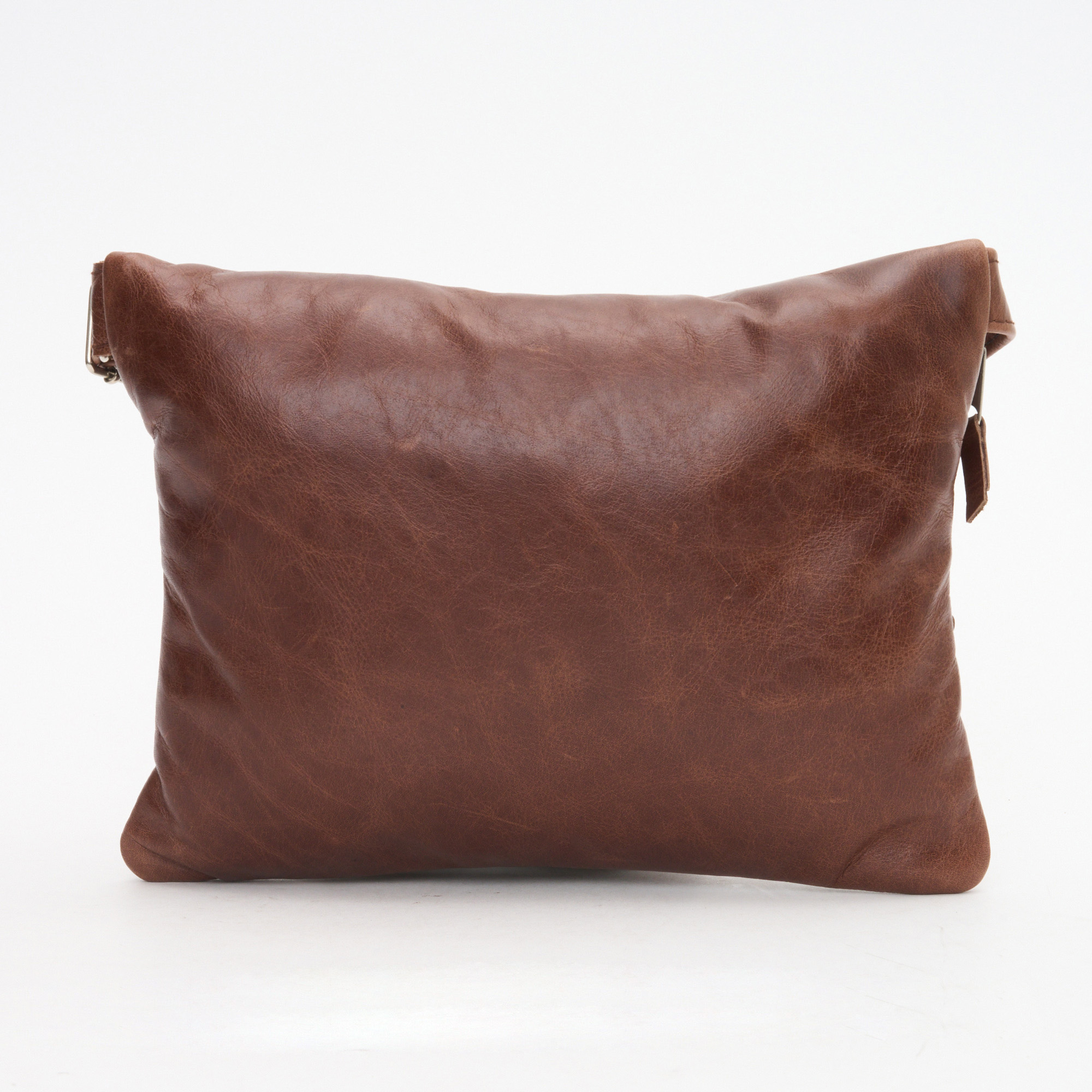 38% off on Genuine Leather Multi Zipper Handbag | OneDayOnly