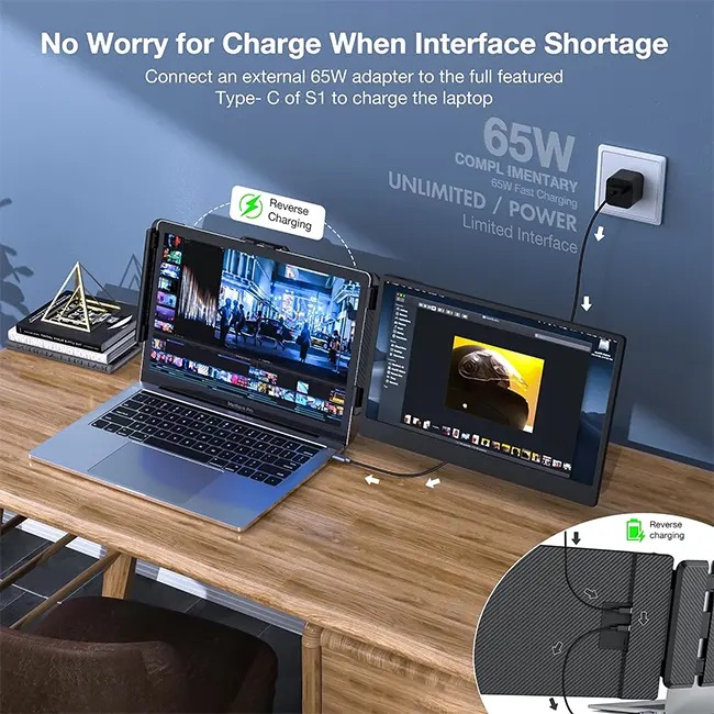 24% off on Soul Tech 14” Portable Dual Screen | OneDayOnly
