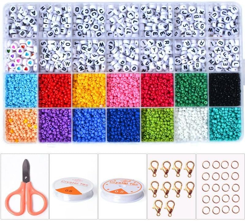 DIY Bracelet Making Set with 24000 Beads