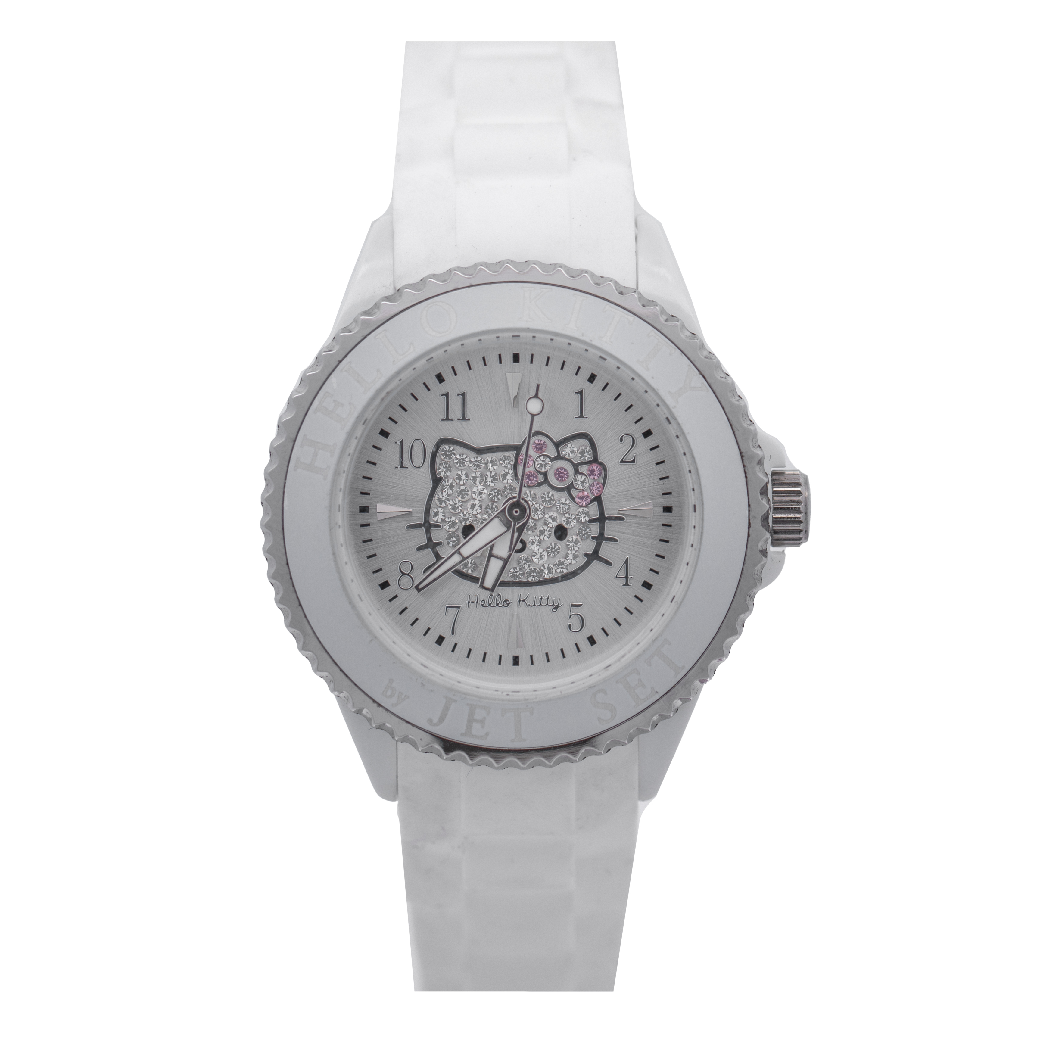 36mm/White Dial/White Silicone Strap