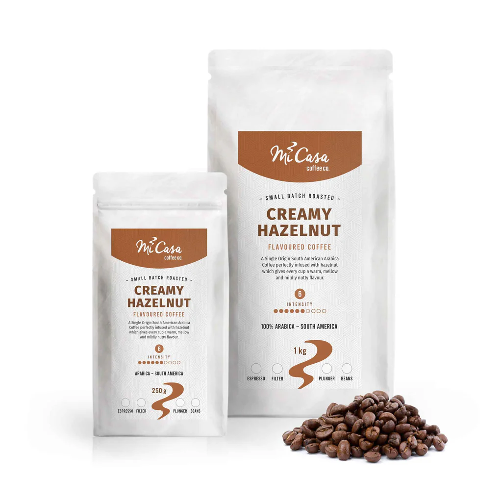 Creamy Hazelnut - (Not all sizes are included)