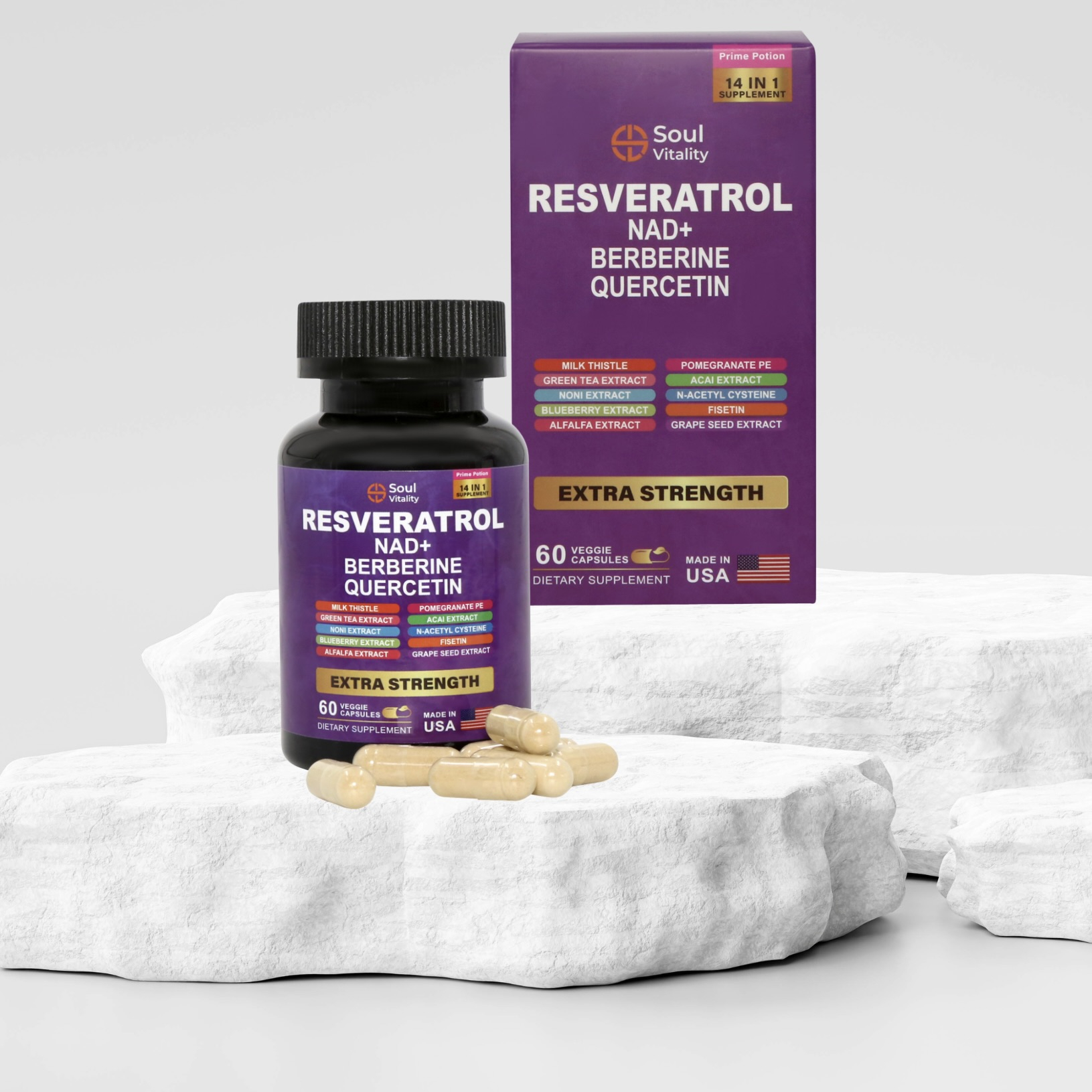 47% off on 60's Resveratrol Longevity Complex | OneDayOnly