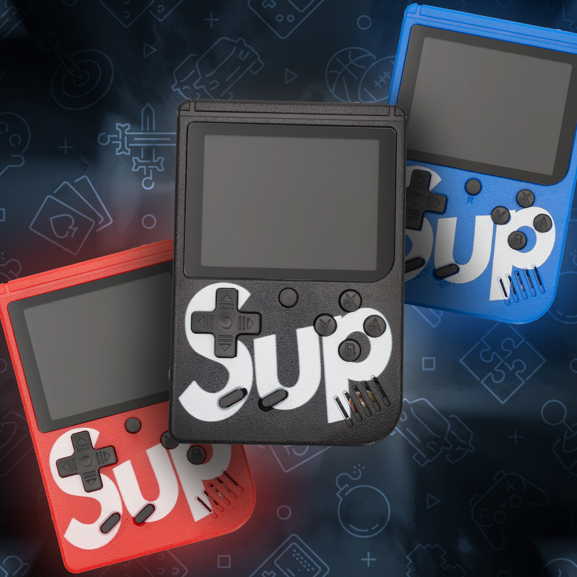 Handheld Gaming Console with 300 Built-in Games