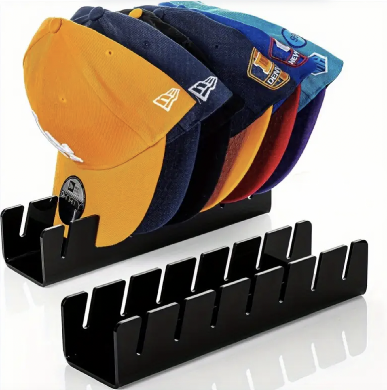 7-Slot Acrylic Cap Organiser Stand