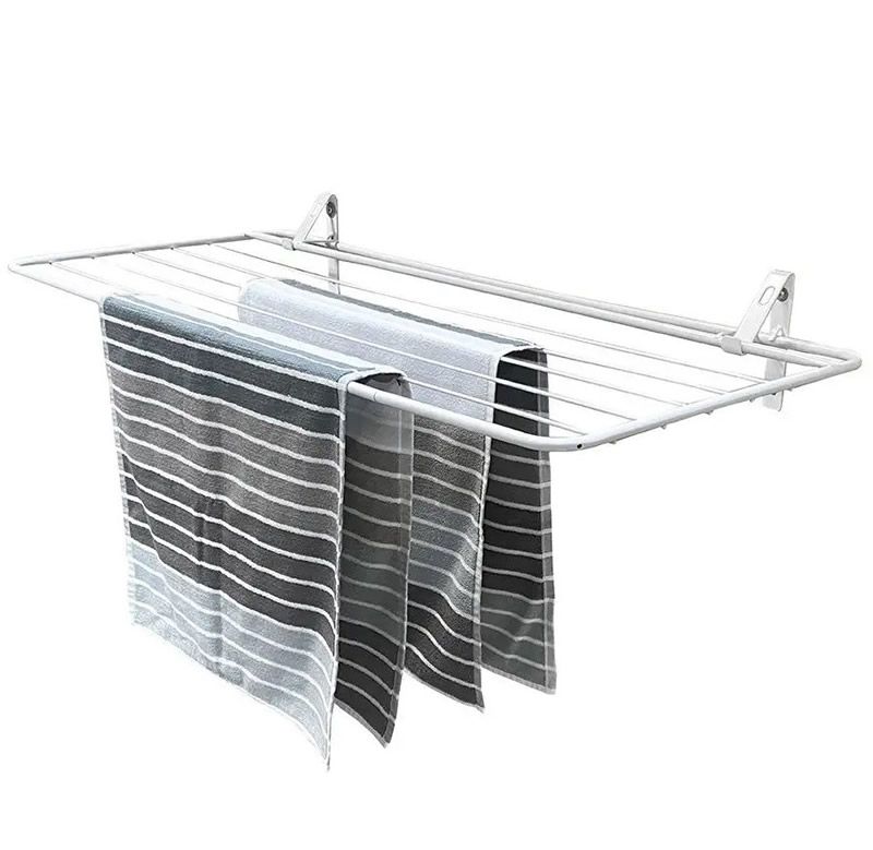 1.1m White Brix Wallmounted Drying Rack
