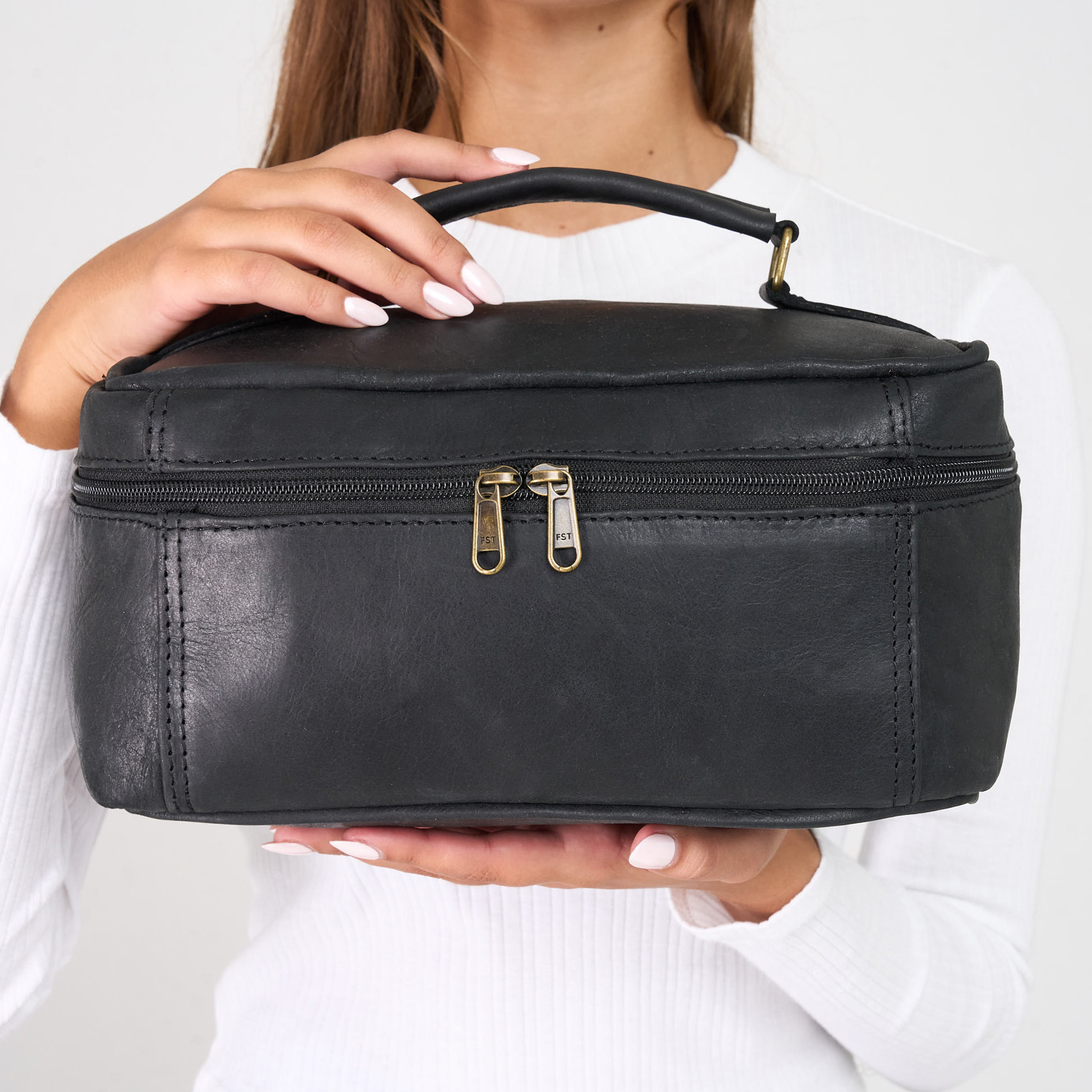 Genuine Leather Toiletry Bag