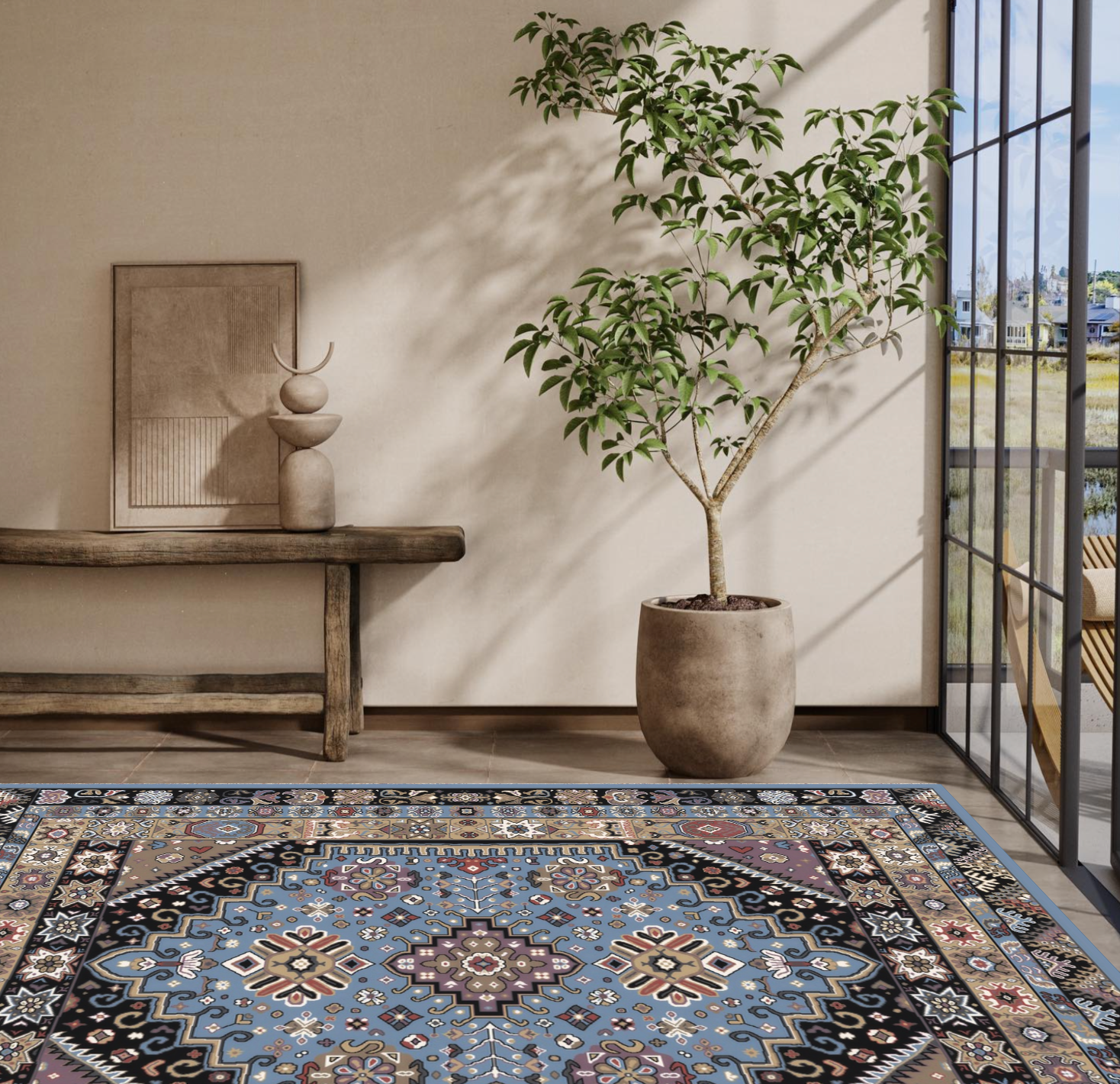 ラグ persian rug FG167_02f5ffbe-f831-48fe-9626-