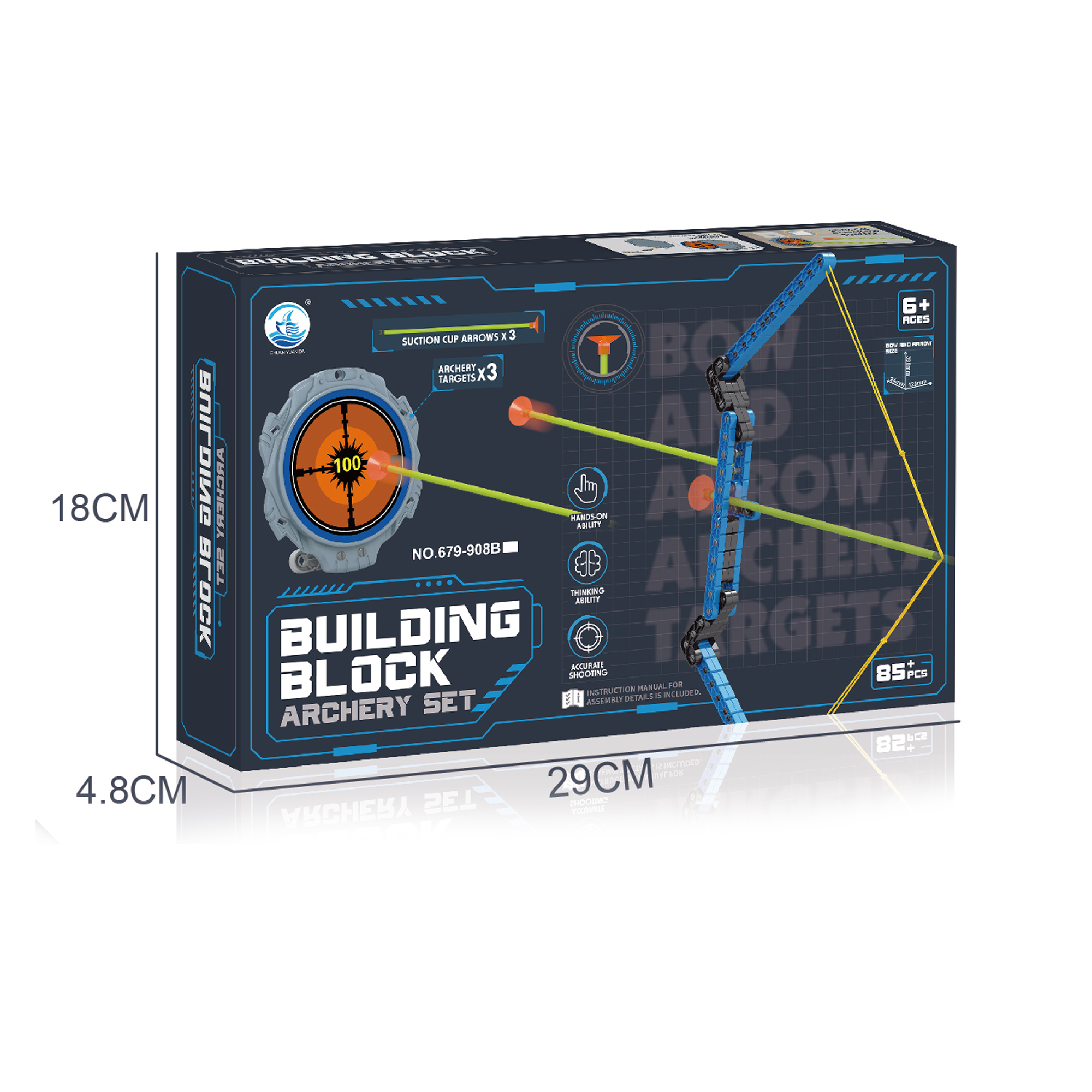 40% off on 85-Piece Archery Building Blocks Set | OneDayOnly