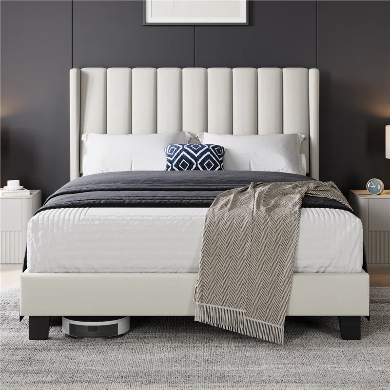 Camilla Velvet Paneled Tufted Headboard