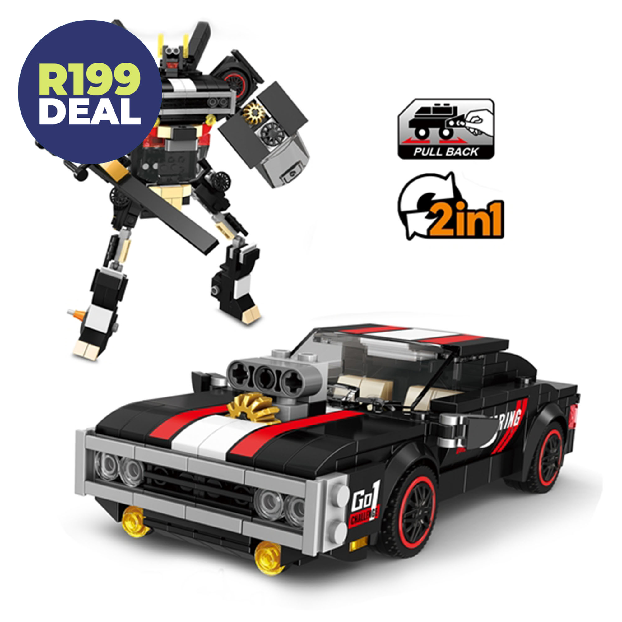 34% off on Building Blocks Racing Car | OneDayOnly