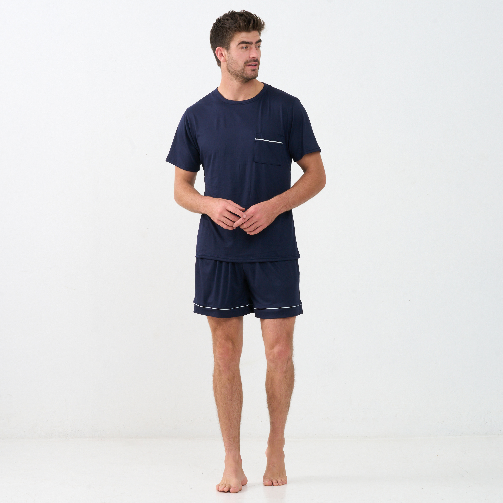 Short Top & Shorts - Navy