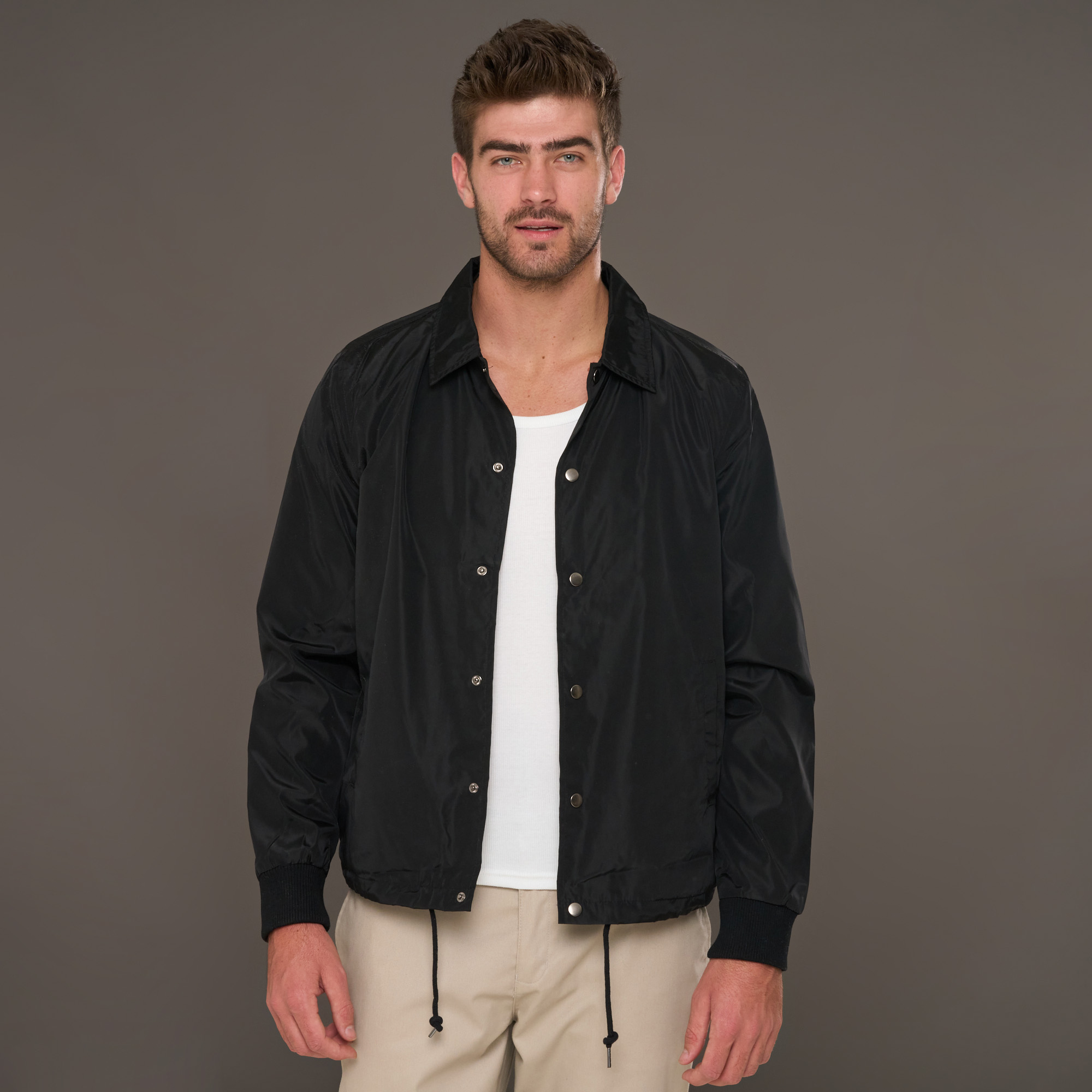 64% off on TOPMAN Men's Drawstring Coach Jacket | OneDayOnly