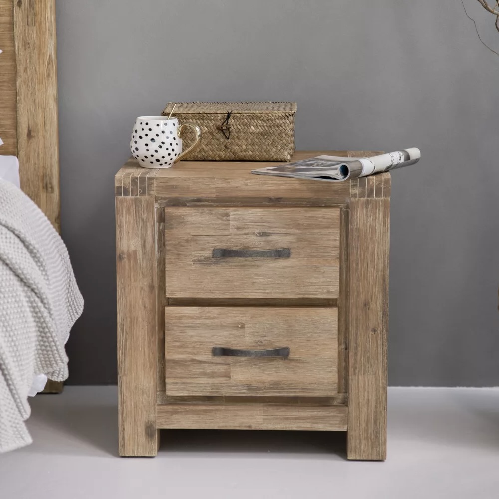 Acacia Wood Pedestal