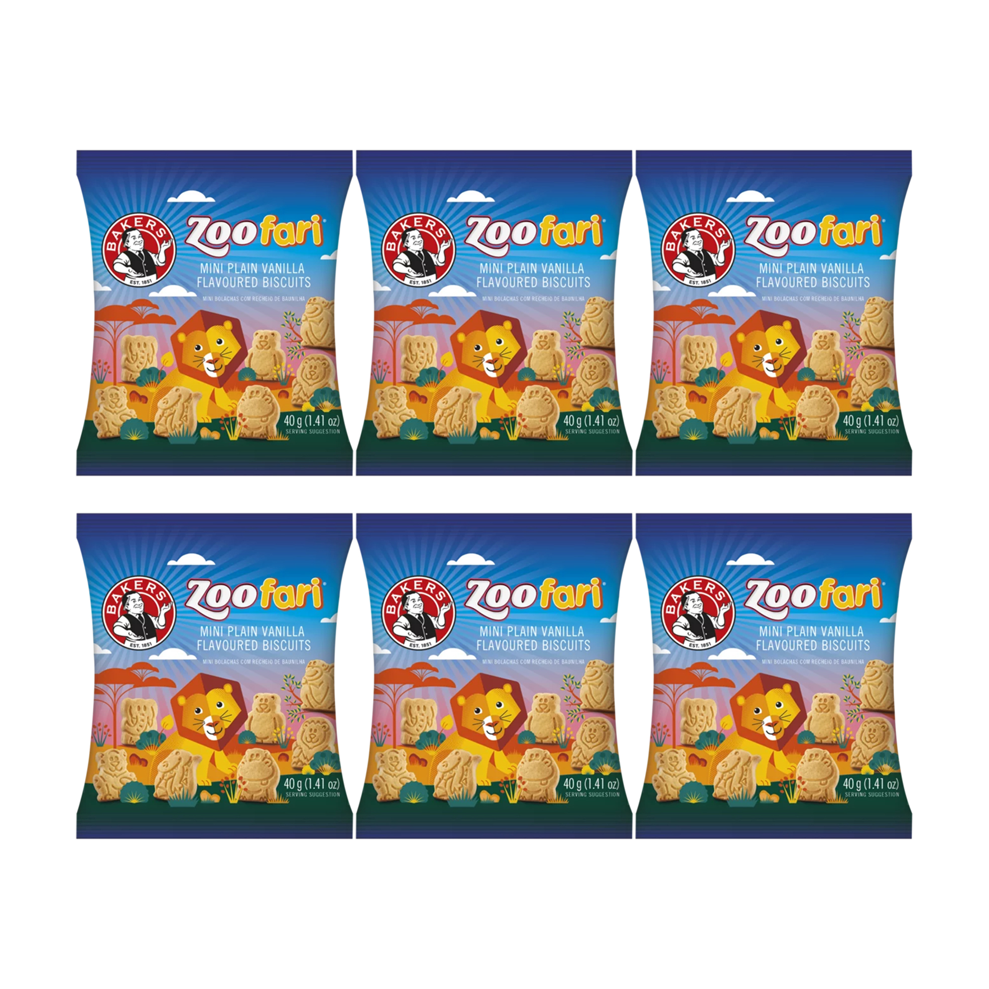 6x 40g Mini Biscuits