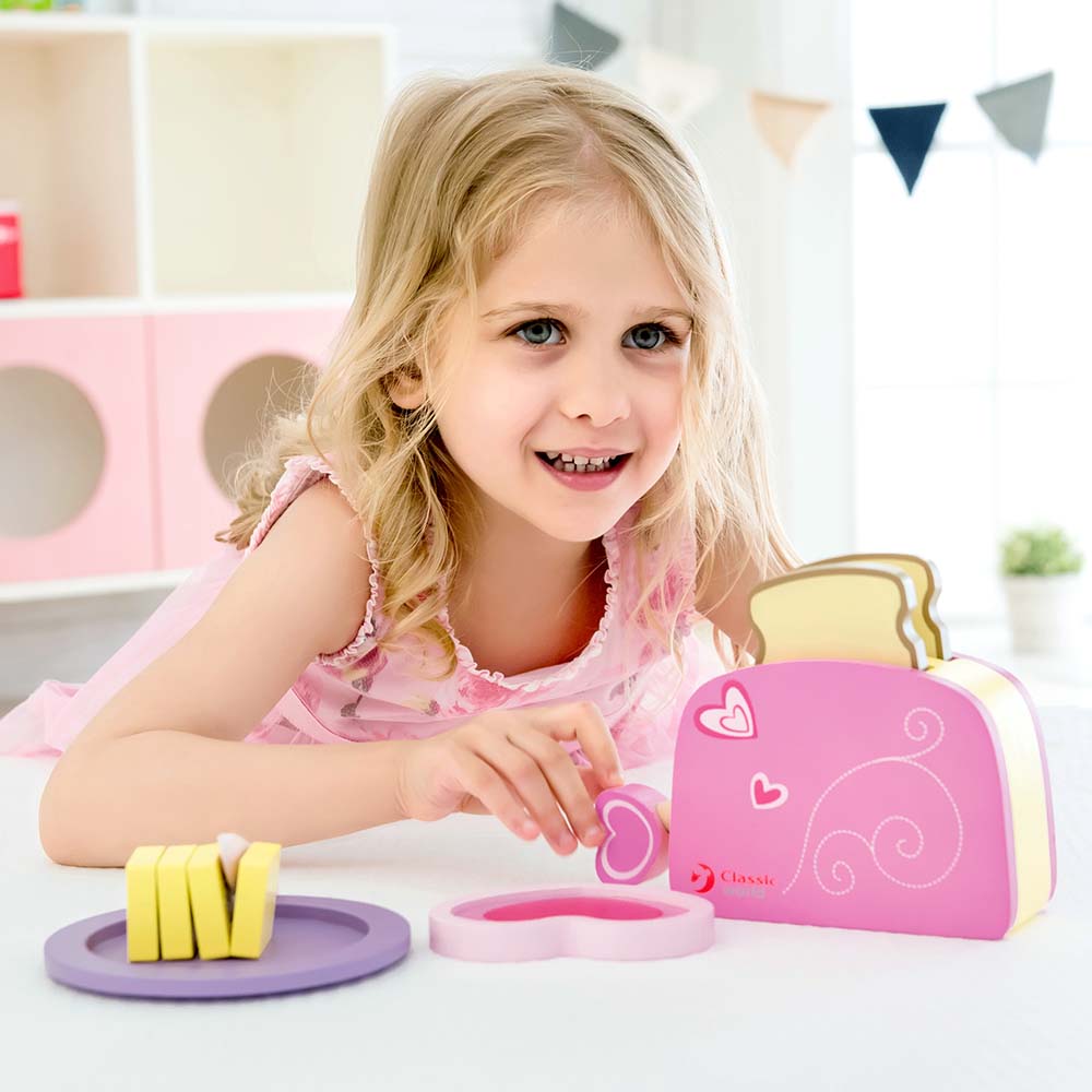 13-Piece Pretend & Play Toaster Toy Set