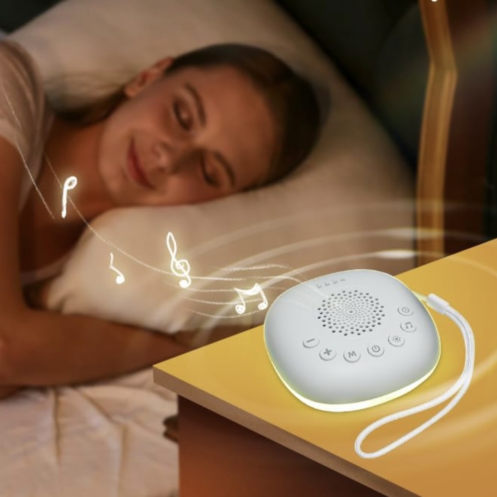 Rechargeable White Noise Machine with Night Light