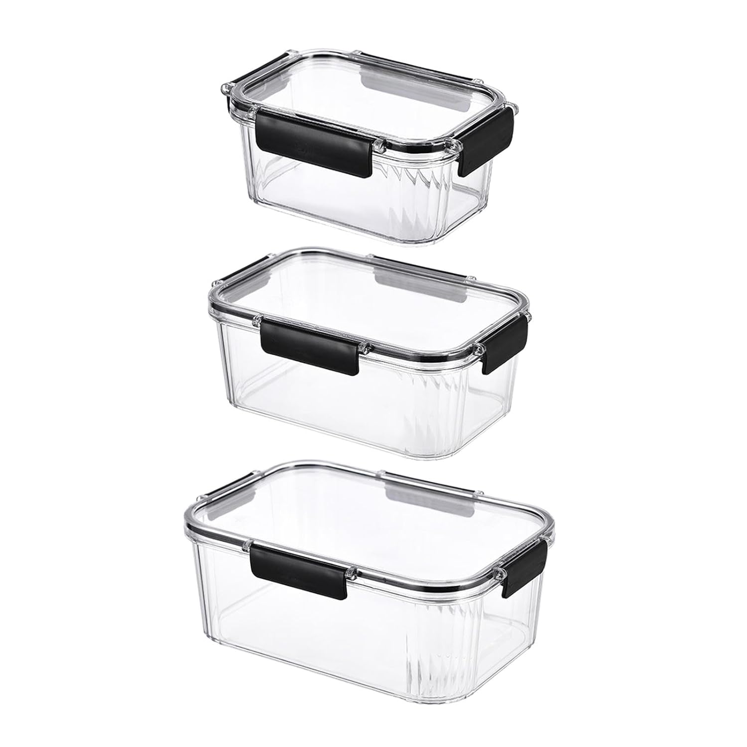 3-Piece Airtight Acrylic Storage Container Set