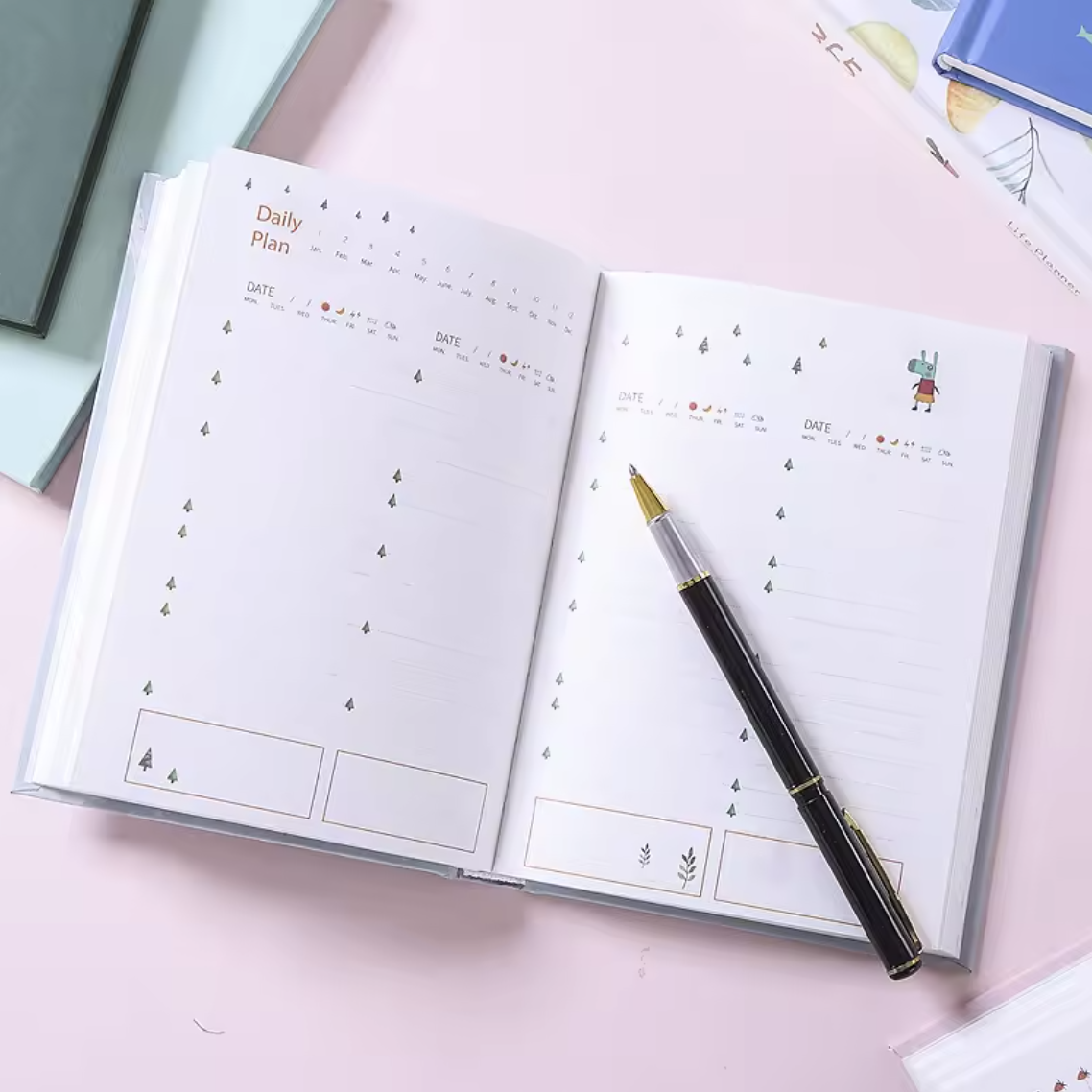 A5 365 Day Undated Life Planner and Journal