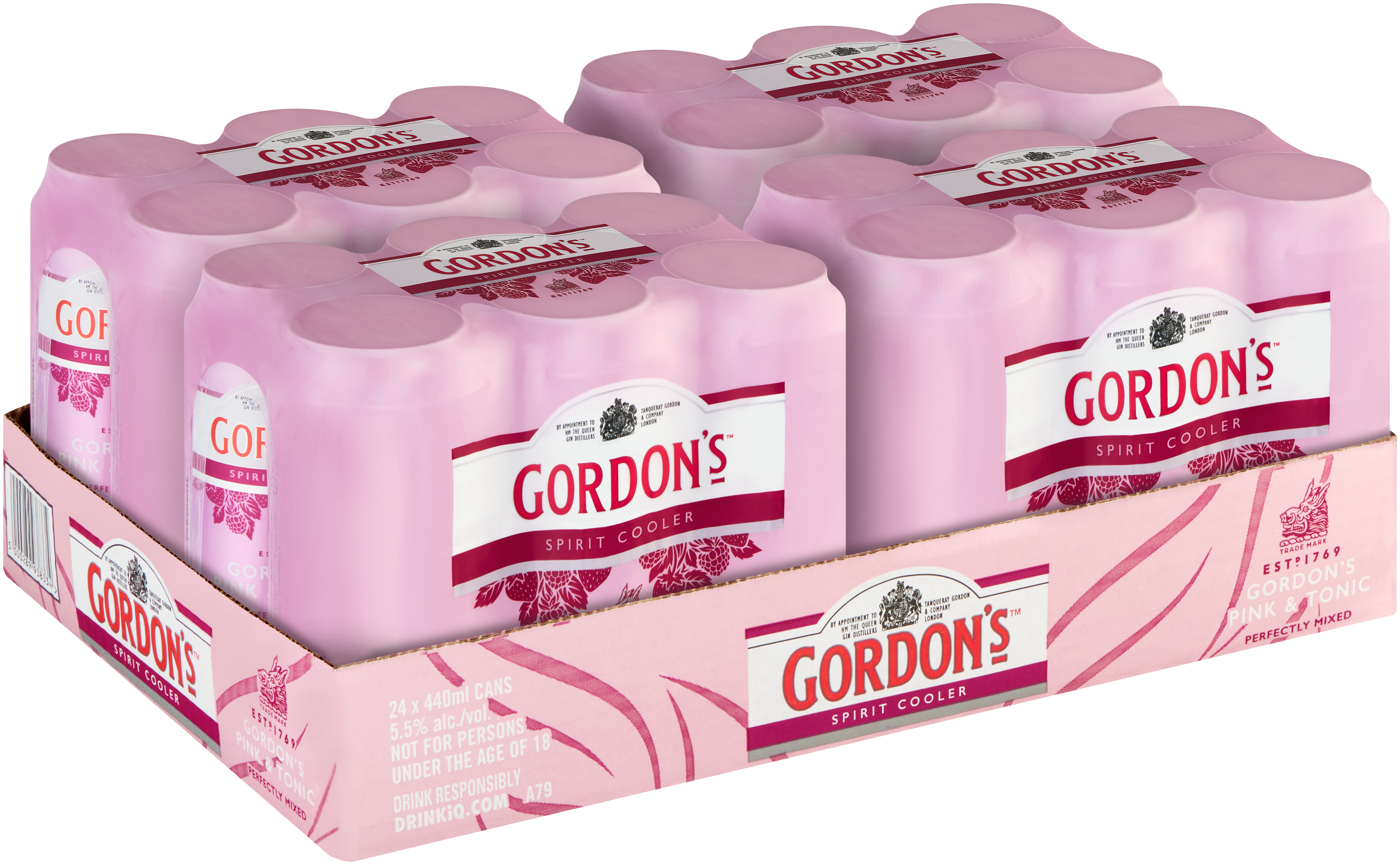【g-rap】 JON DO / DIA CHRONICS Gordon's 24x 440ml Gin and Tonic Cans | OneDayOnly