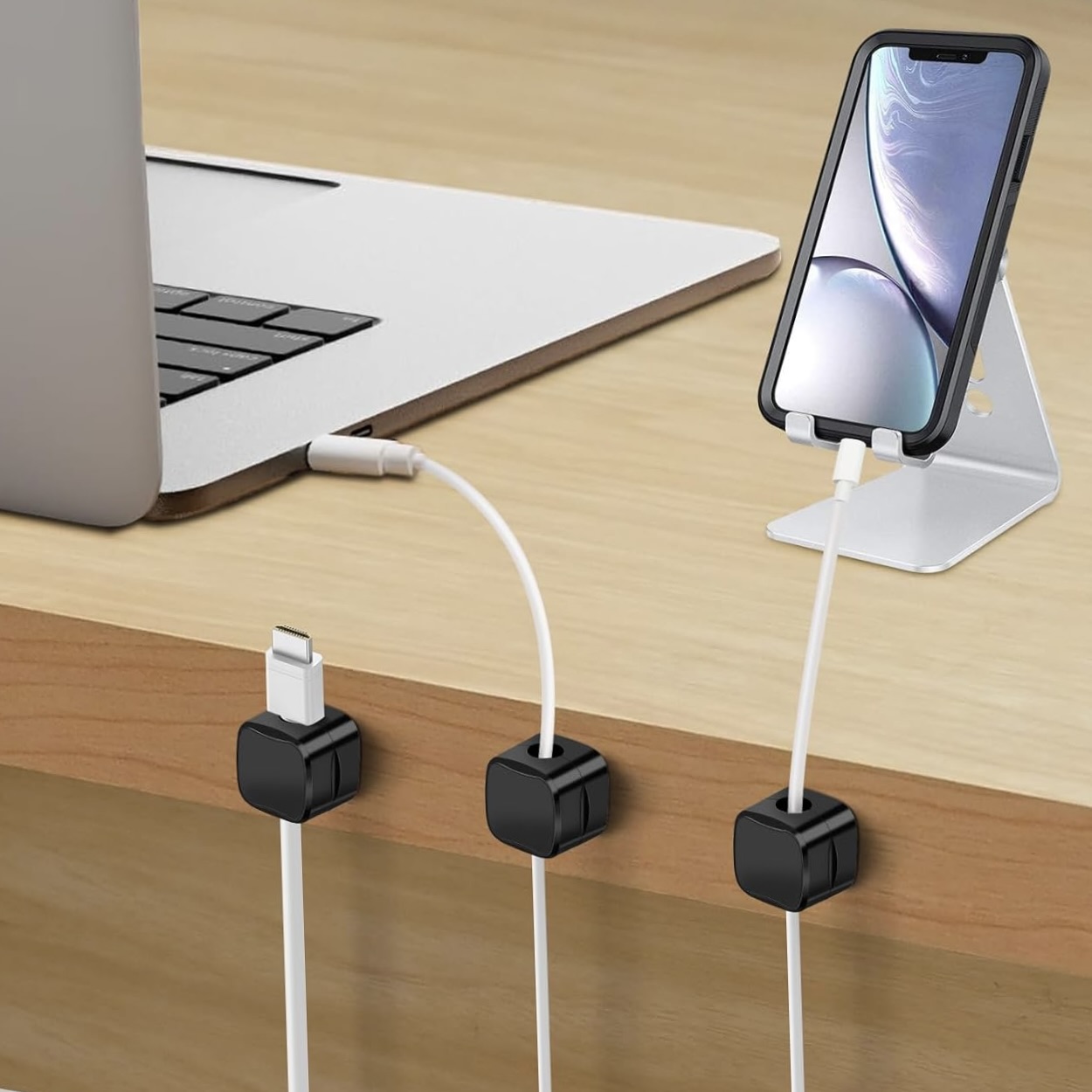 2x 6's Magnetic Cable Lock Holders