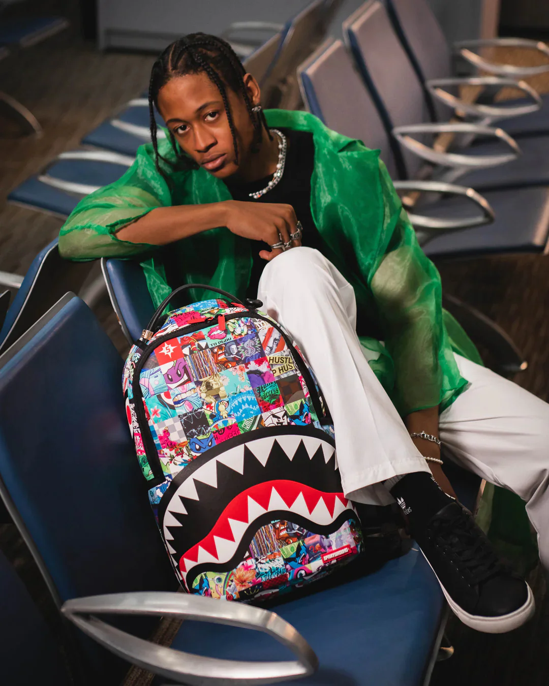 55% off on Sprayground Luxury Printed Backpack | OneDayOnly