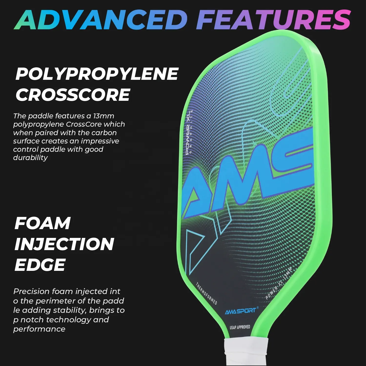 24% off on Pickleball Racket Blue Green | OneDayOnly