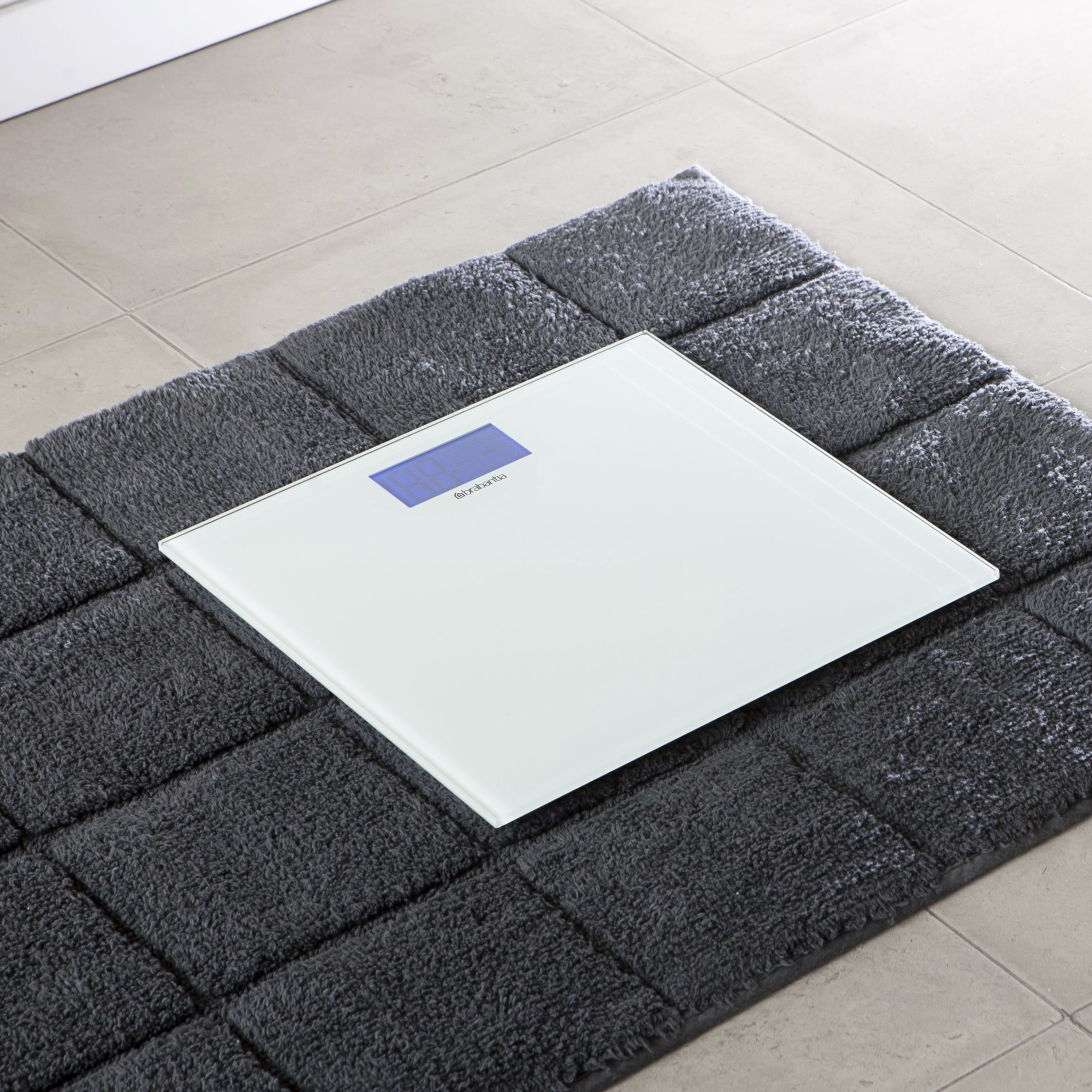 Digital White Bathroom Scale