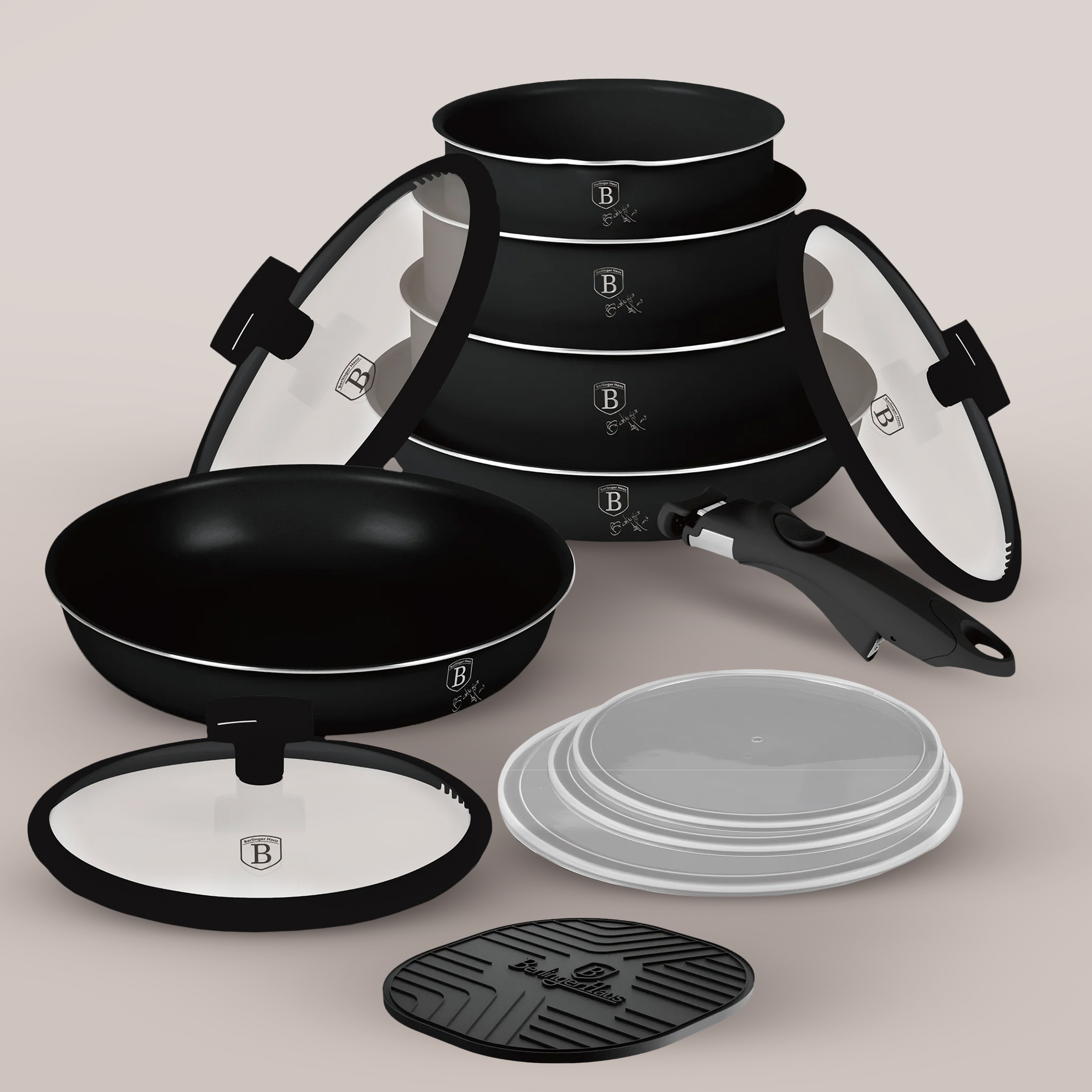 Oven Safe Titan Pro Non-Stick Cookware Set