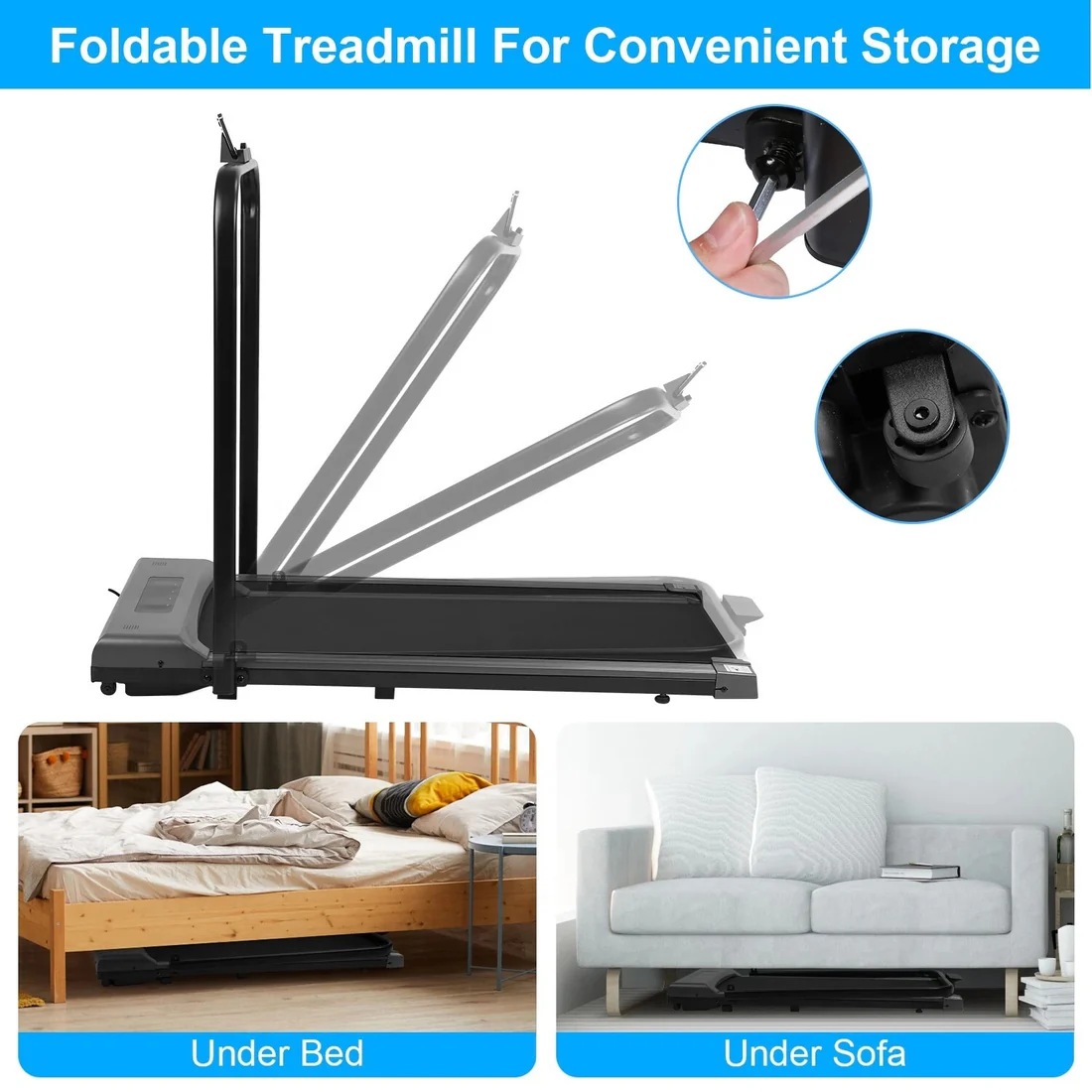 33% off on PRO-SPORTZ Foldable Walking Pad | OneDayOnly