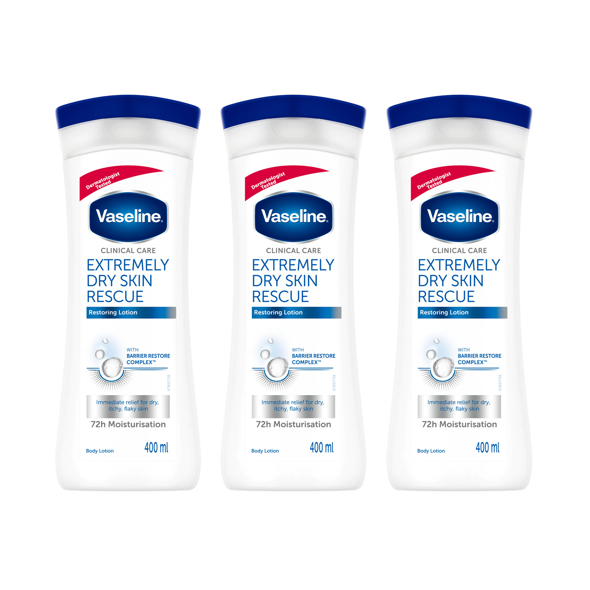 3x 400ml Body Lotions