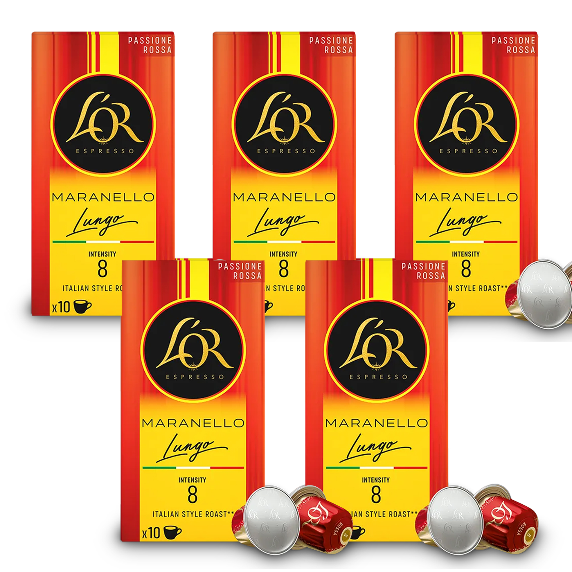 Maranello Lungo - Intensity 8 - Bundle Contents