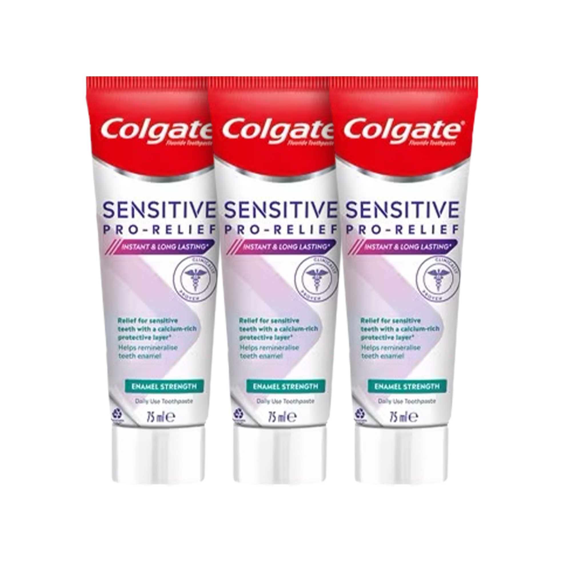 3x 75ml Sensitive Pro-Relief Toothpastes