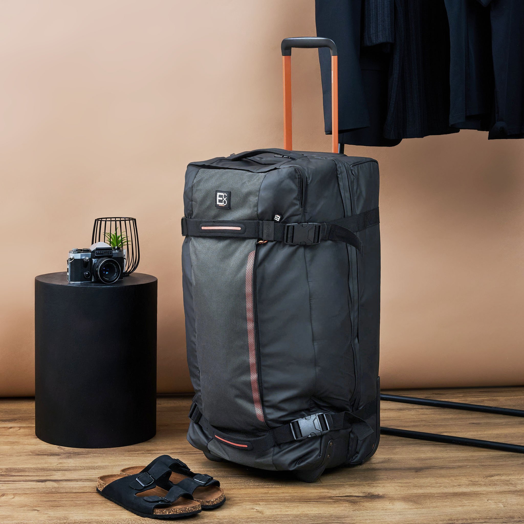 Large Trolley Duffel Bag with TSA Lock