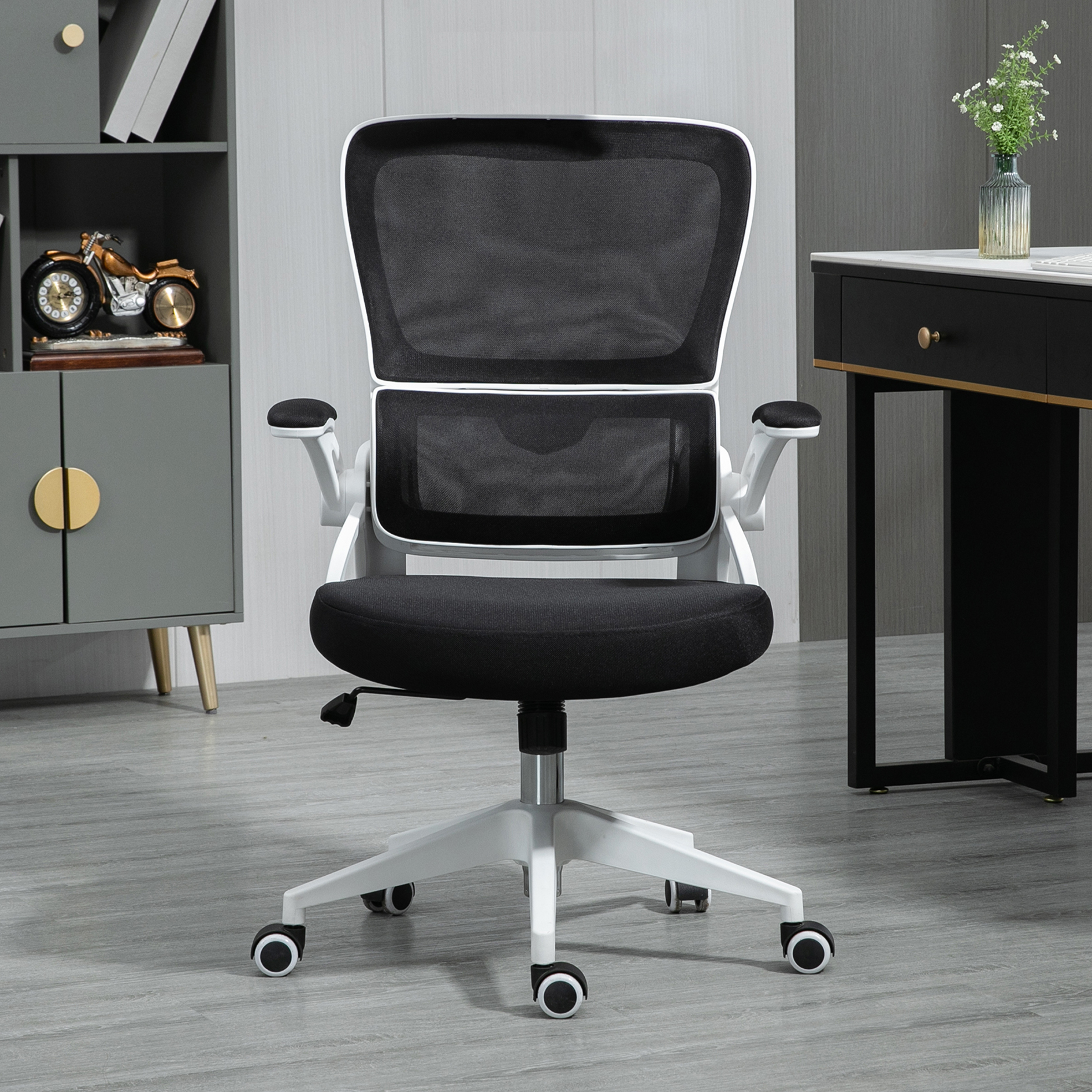 Mesh Backrest Office Chair with Lumbar Support