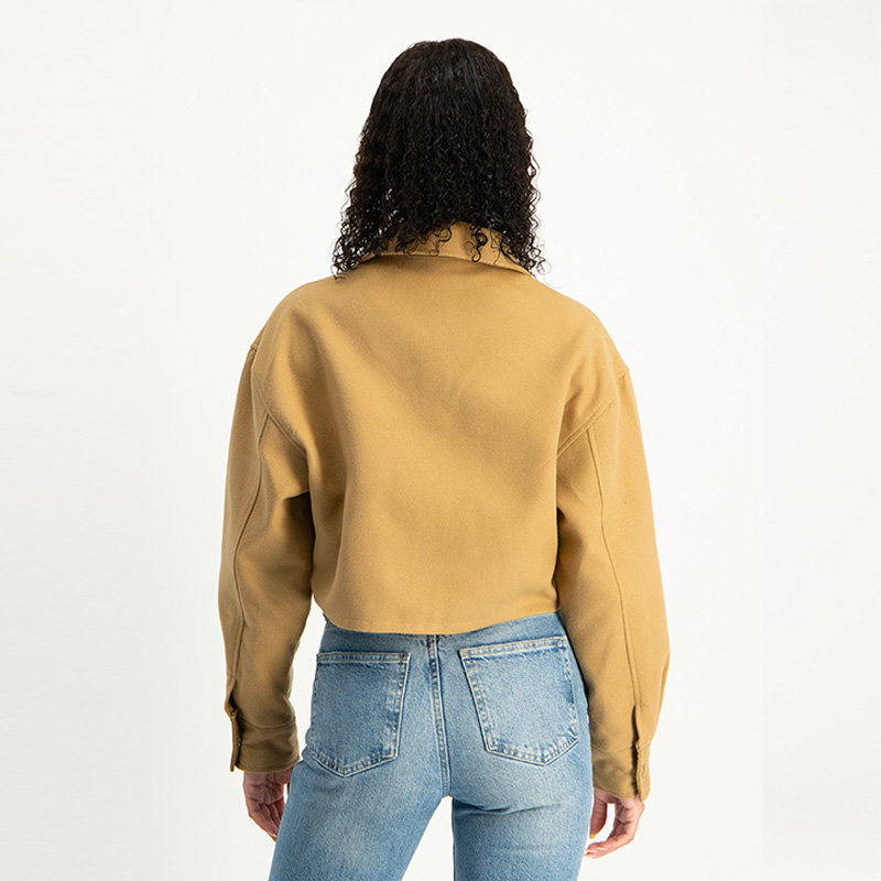 25% off on Ladies Cropped Melton Shacket | OneDayOnly