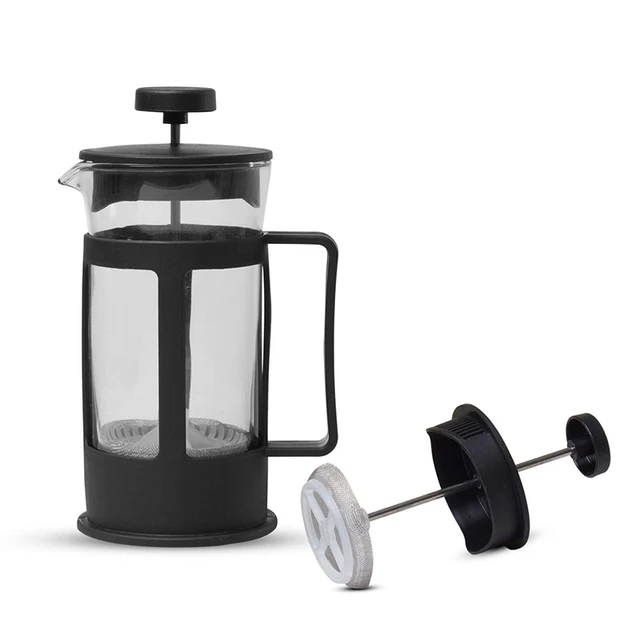 300ml Clear Glass Coffee Plunger
