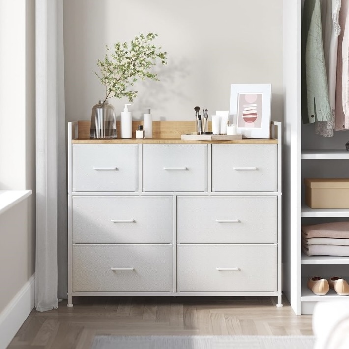 7-Drawer Bedroom Storage Chest Of Drawers