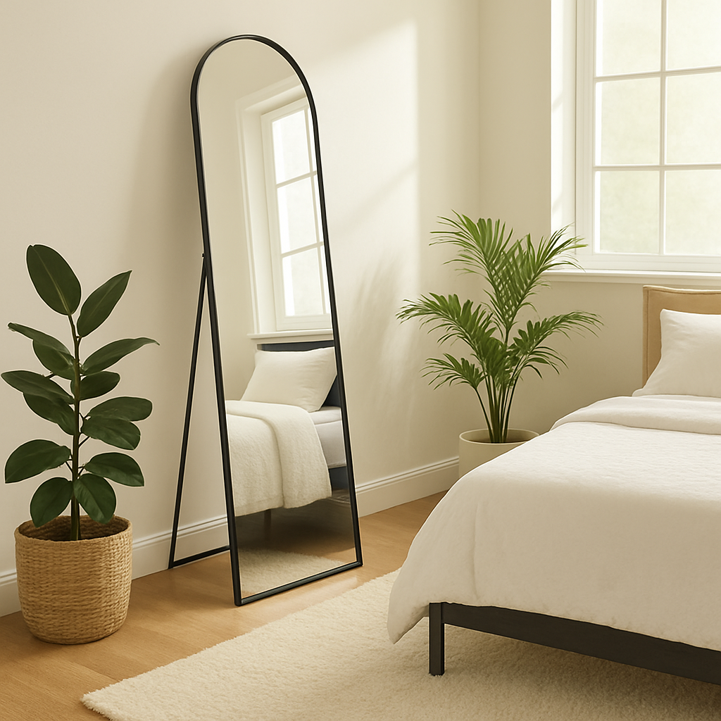 48% off on 150cm Arched Free Standing Mirror | OneDayOnly