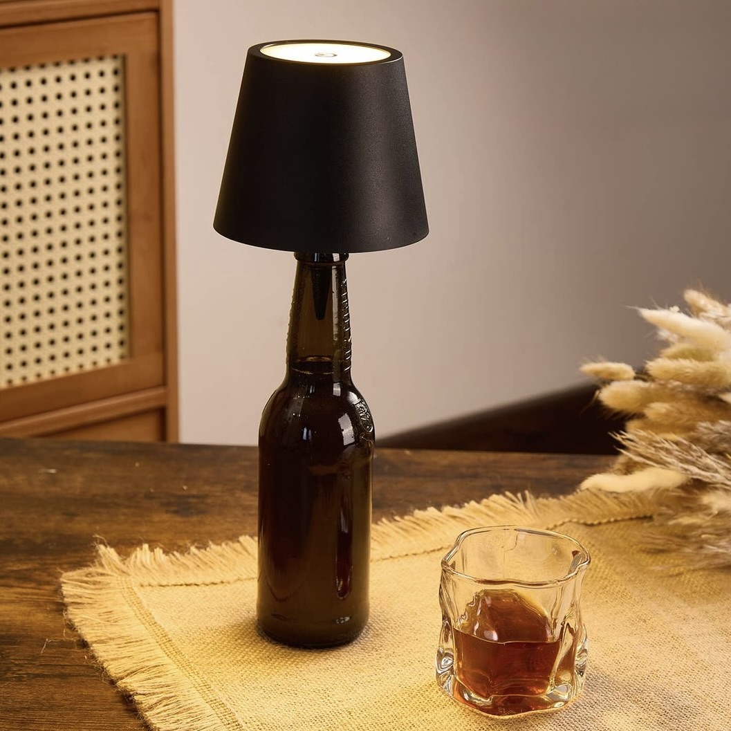 家具 in the bottle lamp 38% off on Rechargeable Wine Bottle Table Lamp | OneDayOnly