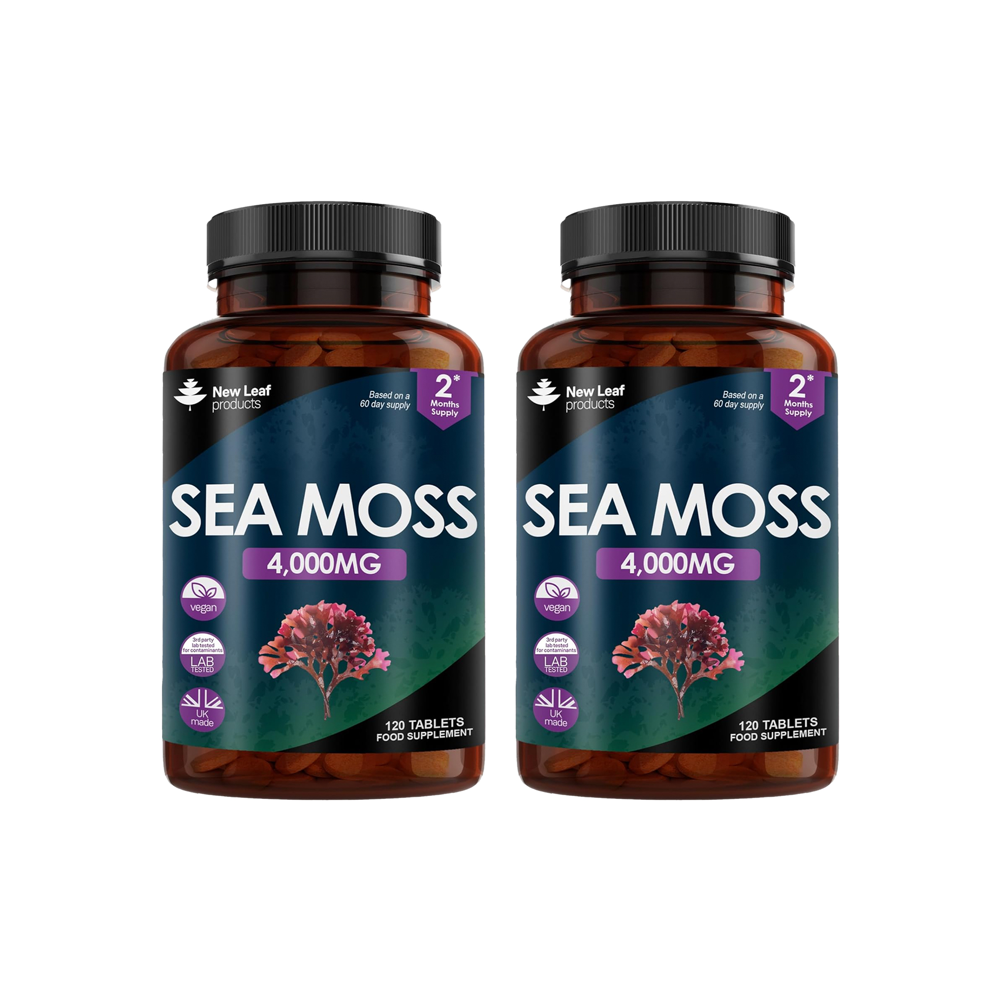 2x 120's Sea Moss Tablets