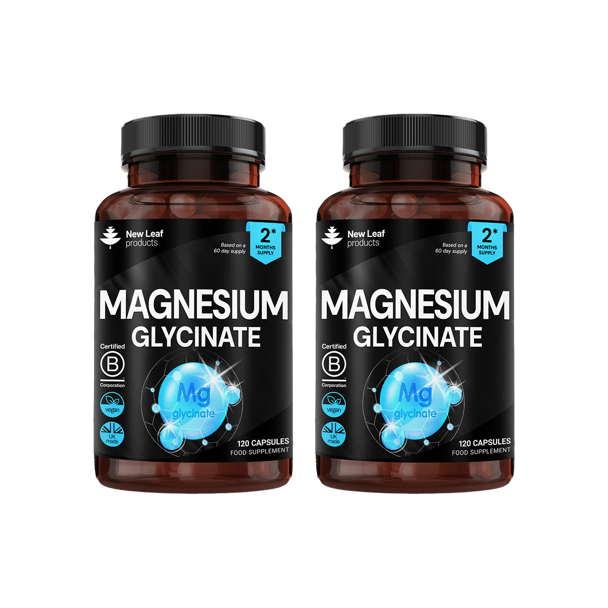 2x 120's Magnesium Glycinate