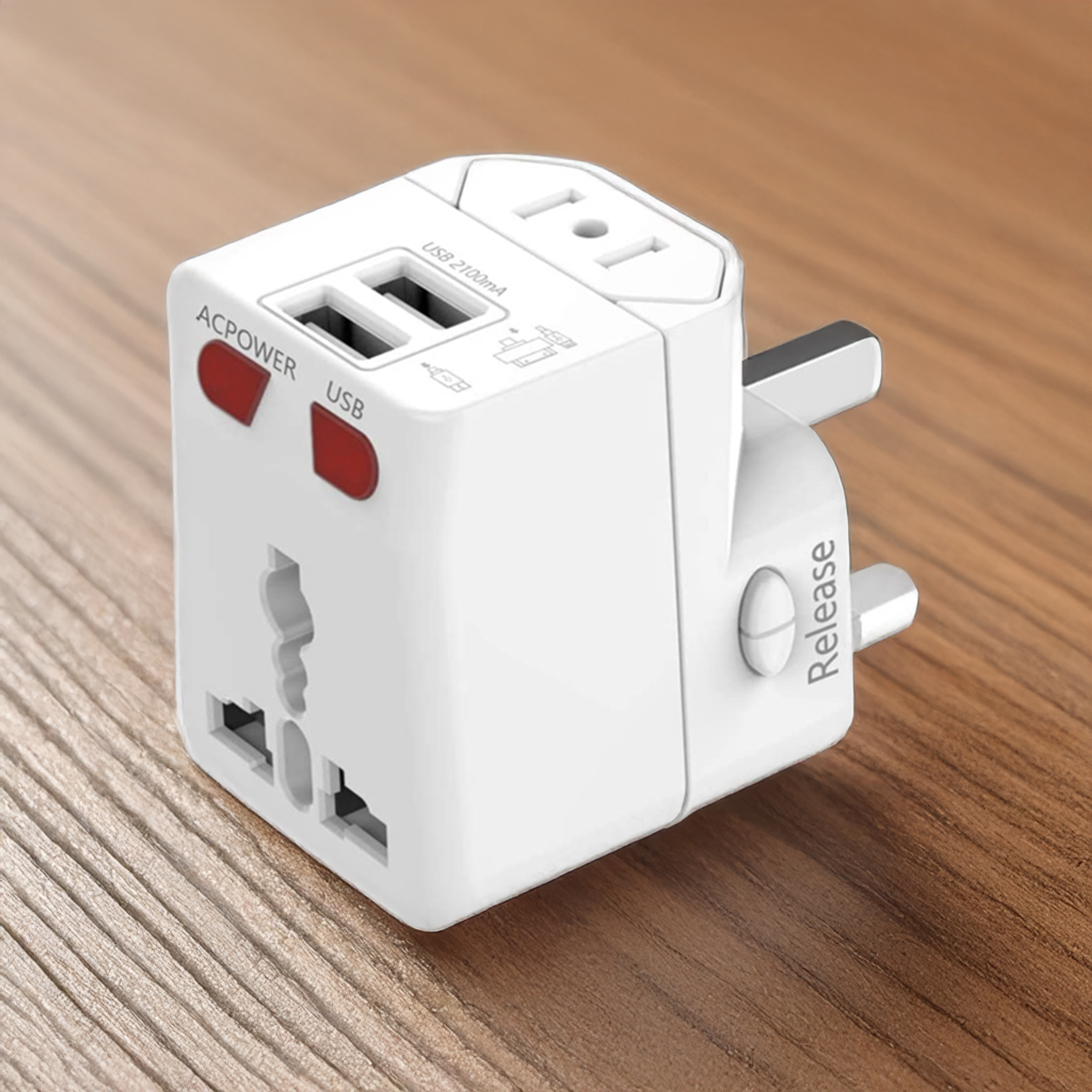59% off on 3x International World Plug Adapters | OneDayOnly
