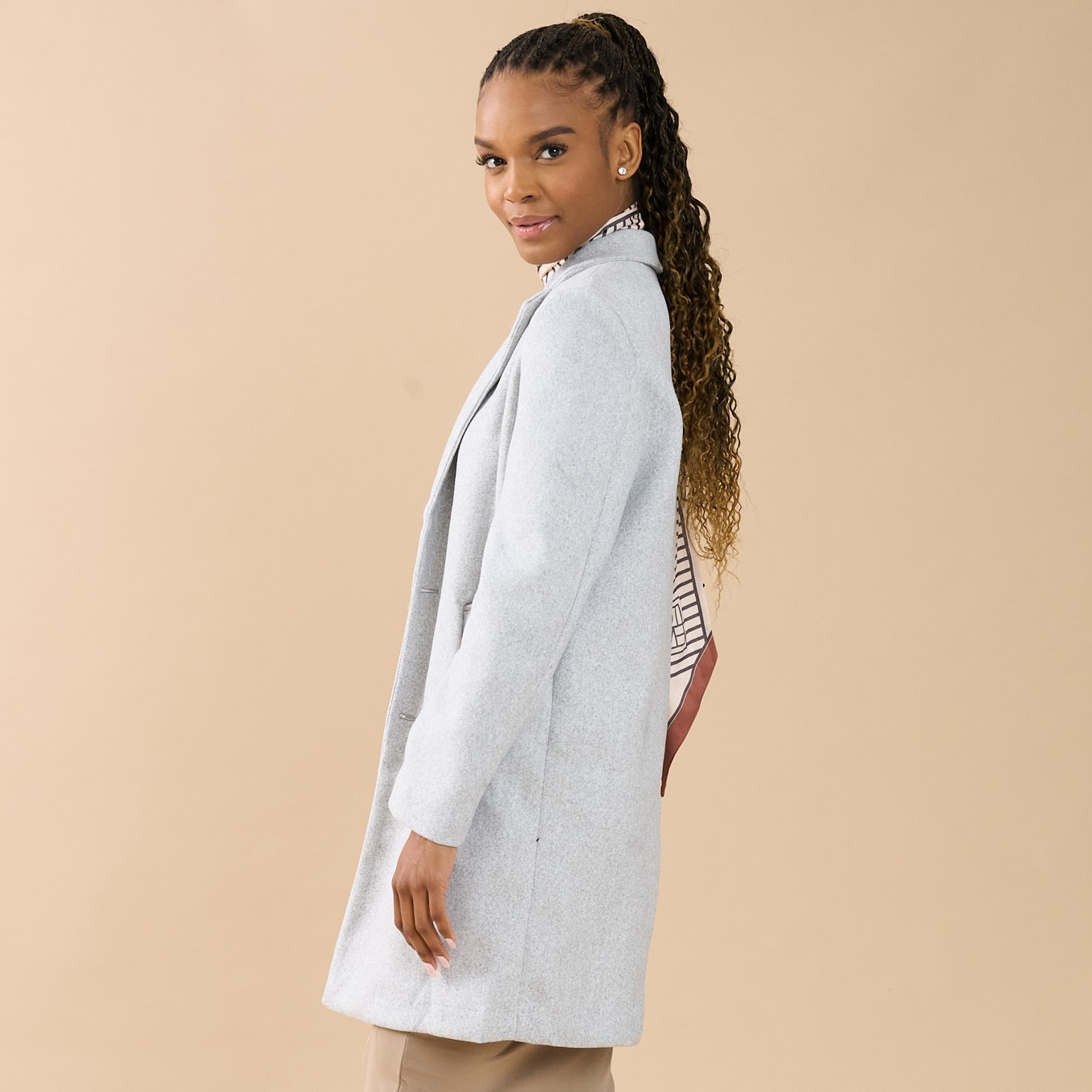 40% off on Ladies Longer Length Melton Coat | OneDayOnly