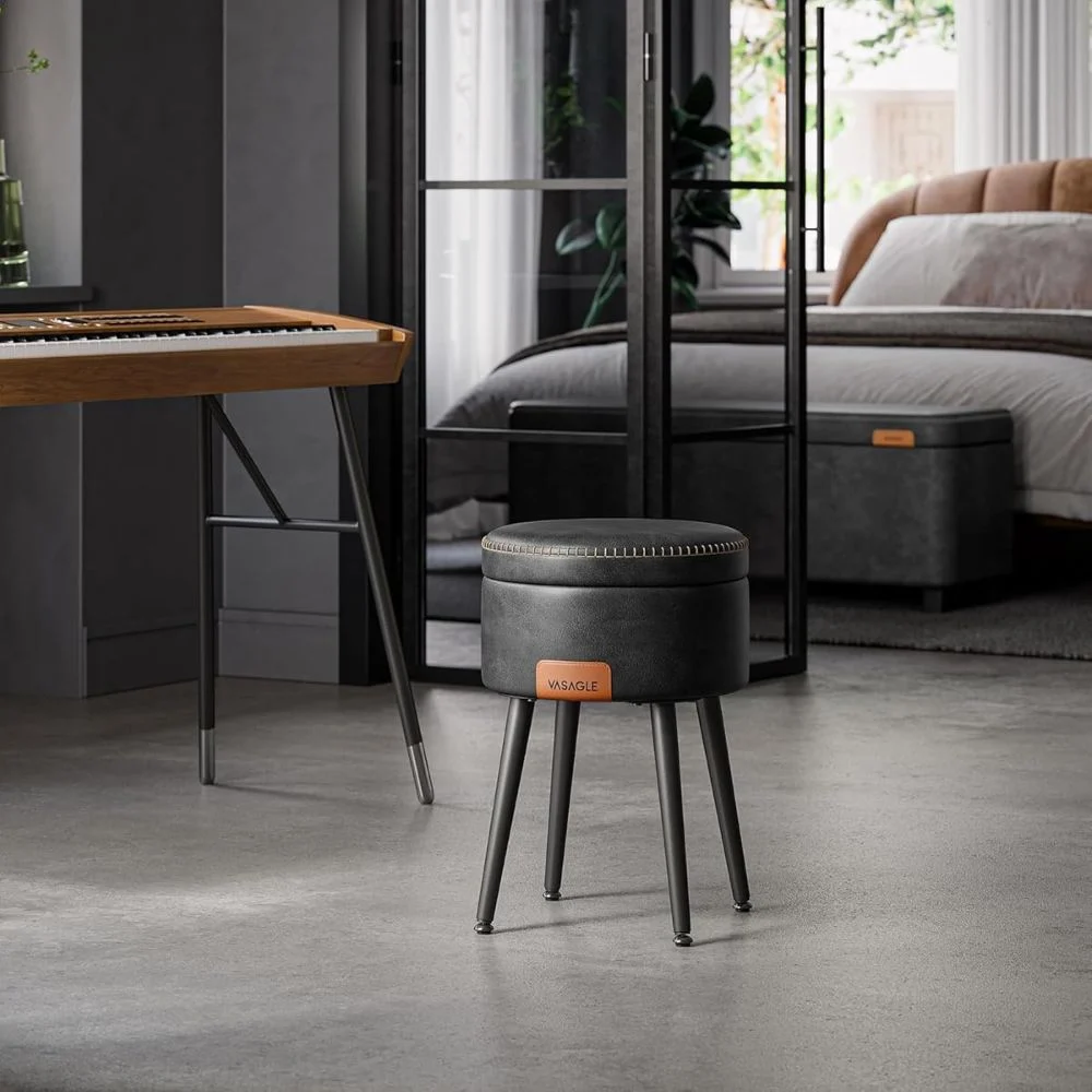 Dressing Table Stool Storage Ottoman